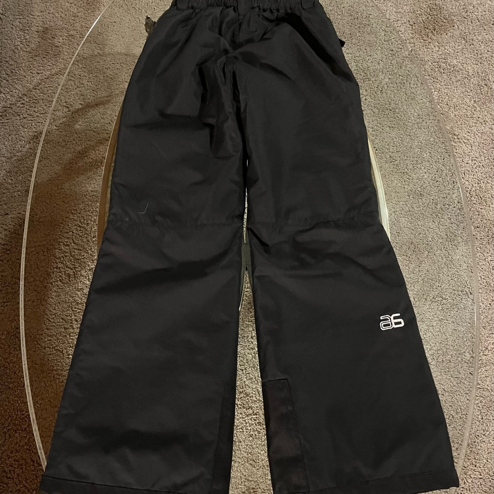 Kids Black Snow Pants